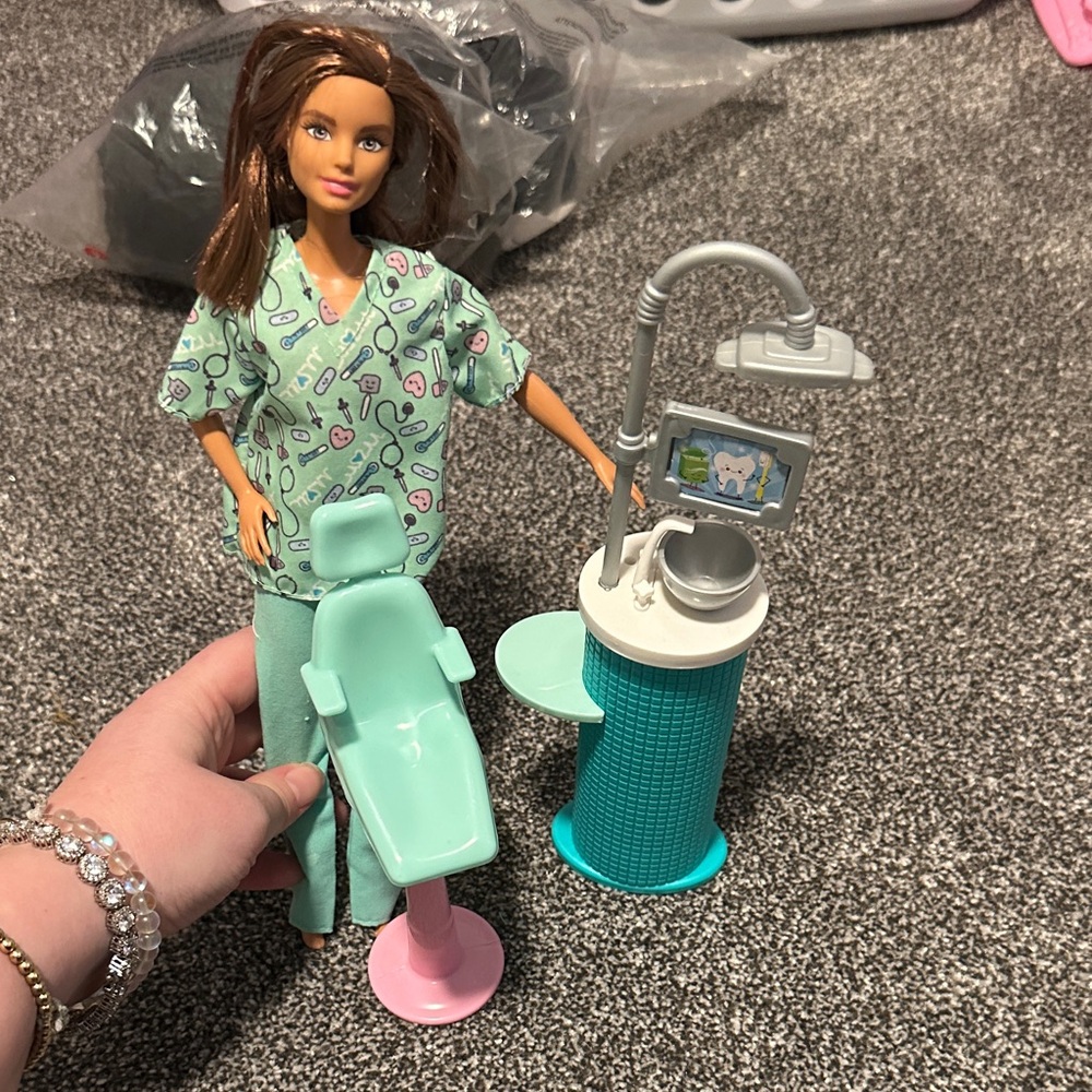 Doll with Dental Chair and Accessories